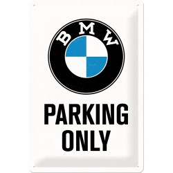 Placa metalica - BMW - Parking Only M - 20x30 cm